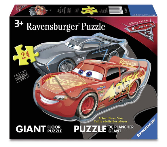Ravensburger Cars: Dueling Cars - 24 pc Shaped Floor Puzzles