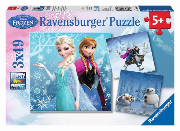 Ravensburger Disney Frozen Winter Adventures - 3 x 49 pc Puzzles 