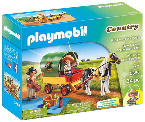 Playmobil Picnic with Pony Wagon 5686 