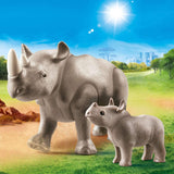Playmobil Rhino with Calf - 70357_2