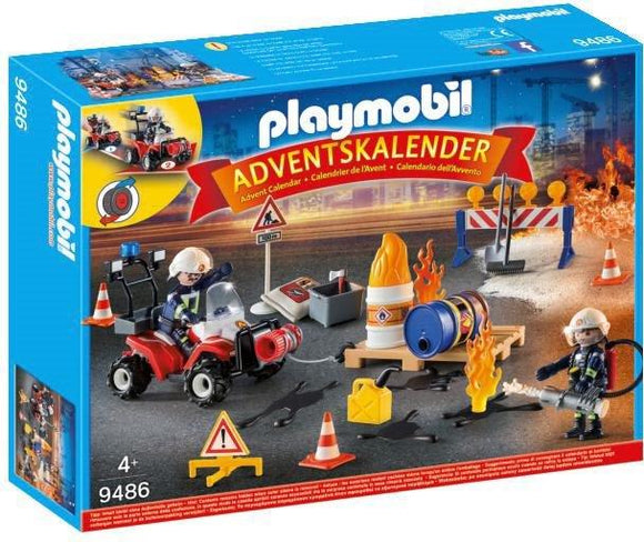 Playmobil Advent Calendar - Construction Site Fire 9486 