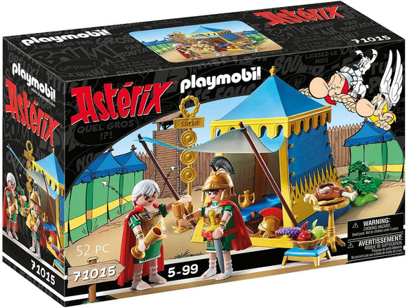 Asterix: Leaders tent with general