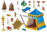 Asterix: Leaders tent with general
