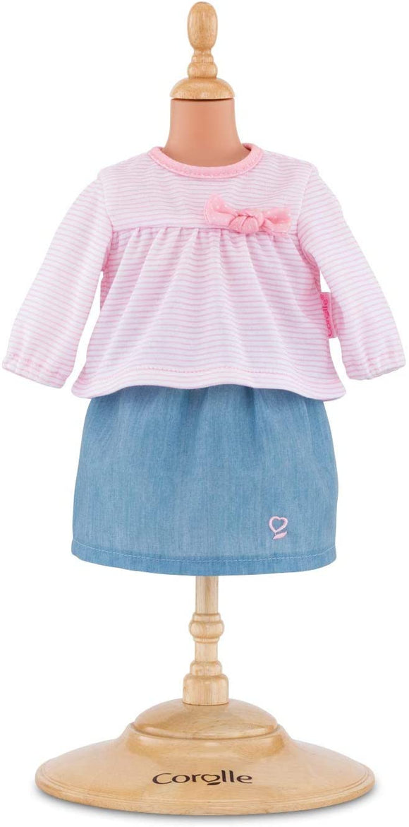 Top & Skirt - Baby Doll Outfit - Clothing Accessory for 12
