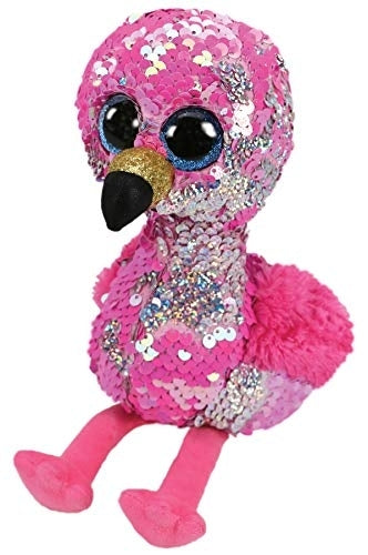 Beanie Boos - Pinky Flippable Sequin Flamingo Regular - Jouets Choo Choo