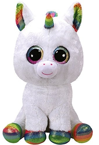 Beanie Boos - Pixy White Unicorn Large - Jouets Choo Choo