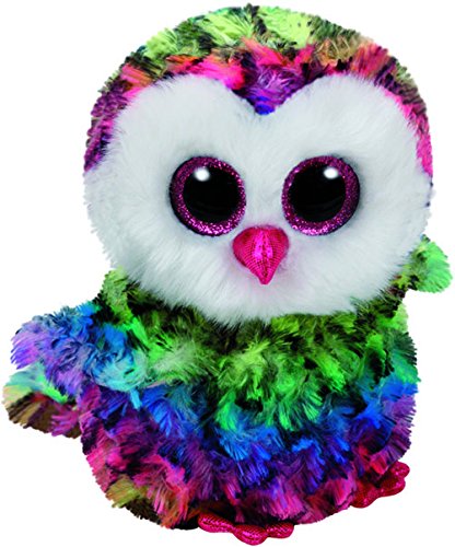 Beanie Boos - Owen Multicolor Owl Small - Jouets Choo Choo