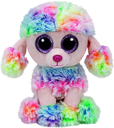 Beanie Boos - Rainbow Multicolor Poodle Small - Jouets Choo Choo