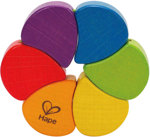 Hape Rainbow Wooden Rattle