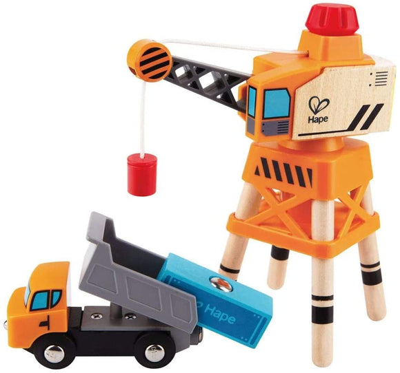 Hape - Large Boom Crane Educational Toys & Games