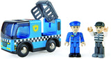 Hape - Police Car W/Siren Educational Toys & Games
