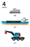 Freight Ship and Crane