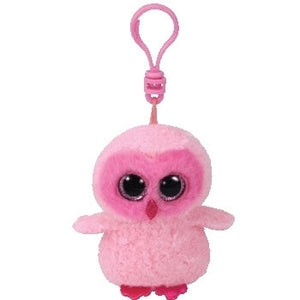 Beanie Boos - Twiggy Pink Owl Clip - Jouets Choo Choo