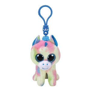 Beanie Boos - Blitz blue unicorn clip