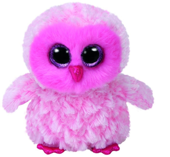 Beanie Boos - Twiggy Pink Owl Medium - Jouets Choo Choo