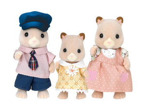 Fluffy Hamster Family