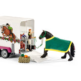Pick up with horse trailer