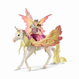 Fairy Feya with pegasus unicorn