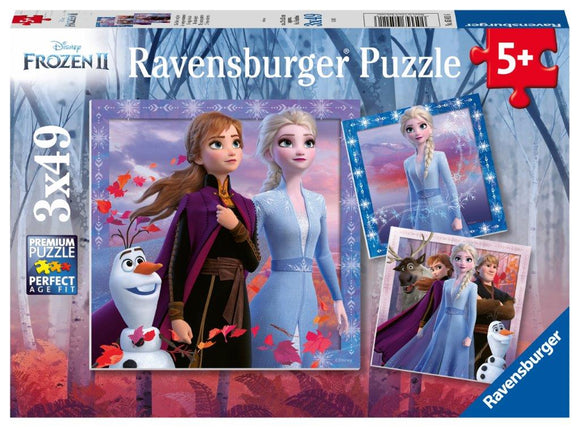 Ravensburger Disney Frozen The Journey Starts - 3 x 49 pc Puzzles