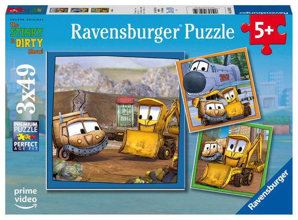Ravensburger The Stinky and Dirty Show! Buddies - 3 x 49 pc Puzzles