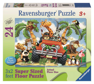 Ravensburger 4-Wheeling - 24 pc Floor Puzzles