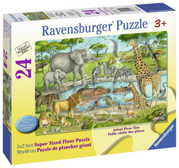 Ravensburger Watering Hole Delight - 24 pc Floor Puzzles