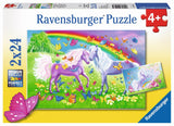 Ravensburger Rainbow Horses - 2 x 24 pc Puzzles 