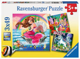 Ravensburger Fantasy Friends - 3 x 49 pc Puzzles 