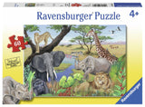 Ravensburger Safari Animals - 60 pc Puzzles