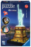Ravensburger 3D Statue of Liberty Night Edition - 108 pc puzzle-buildings
