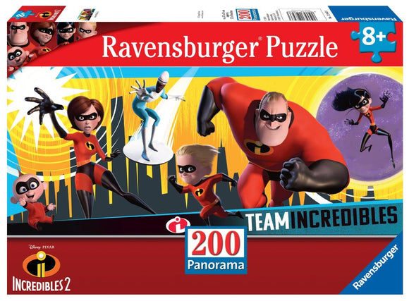 Ravensburger Incredibles 2 - 200 pc Panorama Puzzles