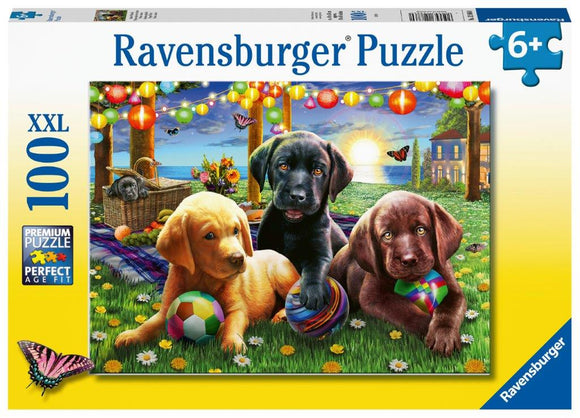 Ravensburger Puppy Picnic - 100 pc Puzzles