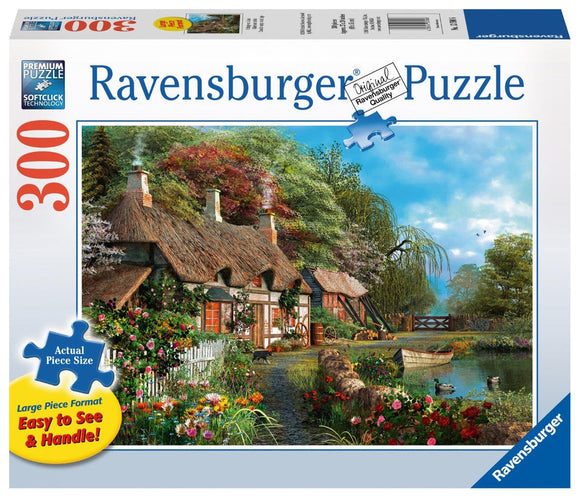 Ravensburger Cottage on a Lake - 300 pc Large Format      