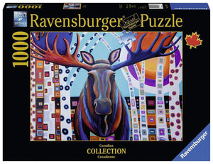 Ravensburger Winter Moose - 1000 pc Puzzles