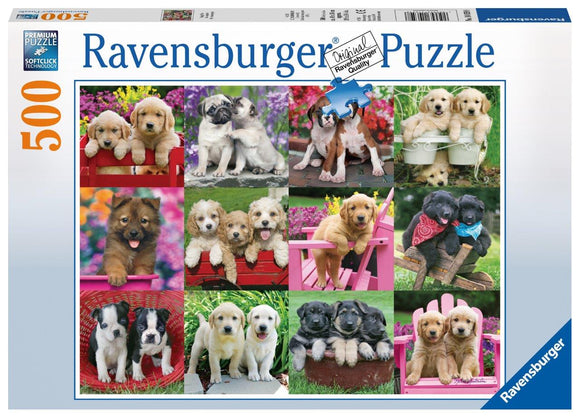 Ravensburger Puppy Pals - 500 pc Puzzles