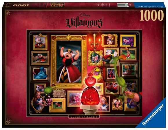 Ravensburger Disney Villainous Queen of Hearts - 1000 pc Puzzle