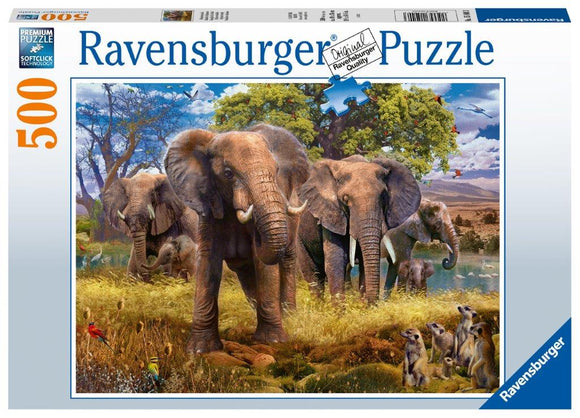 Ravensburger Elephants - 500 pc Puzzles