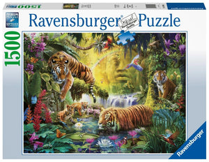 Ravensburger Tranquil Tigers - 1500 pc Puzzles