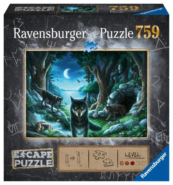 Ravensburger Curse of the Wolves Escape Puzzle - 750 pc Puzzles