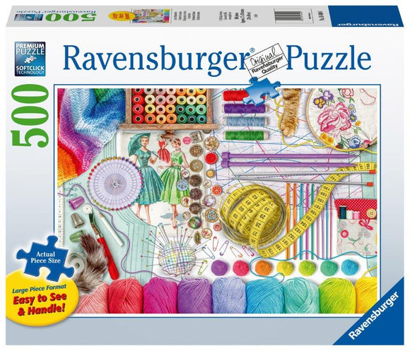 Ravensburger Needlework Station - 500 pc Puzzles