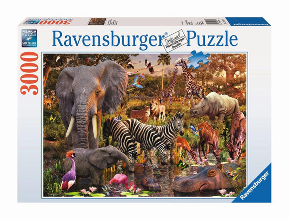 Ravensburger African Animal World  - 3000 pc Puzzles