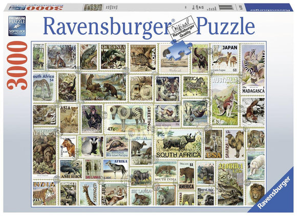 Ravensburger Animal Stamps  - 3000 pc Puzzles