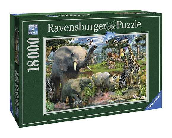 Ravensburger At the Waterhole  - 18000 pc Puzzles