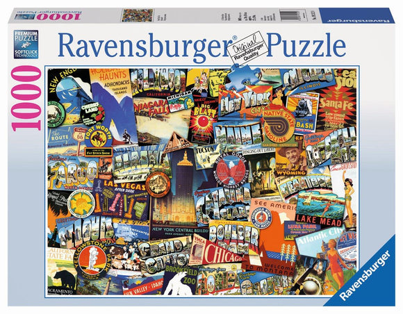 Ravensburger Road Trip USA  - 1000 pc Puzzles