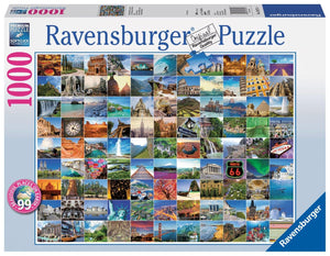 Ravensburger 99 Beautiful Places on Earth  - 1000 pc Puzzles