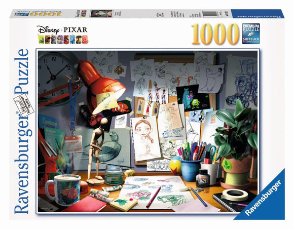 Ravensburger Disney The Artist's Desk - 1000 pc Puzzles