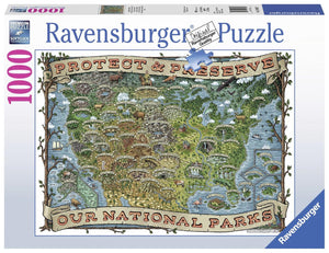 Ravensburger Protect and Preserve USA  - 1000 pc Puzzles