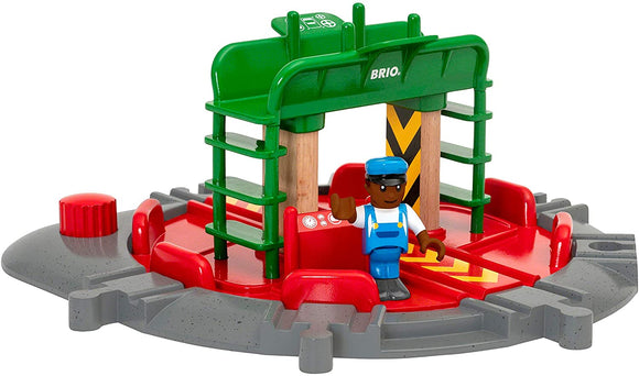BRIO Toy Train Sets - Turntable & Figure