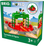 BRIO Toy Train Sets - Turntable & Figure