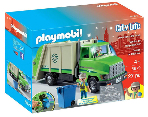 Playmobil Green Recycling Truck 5679 